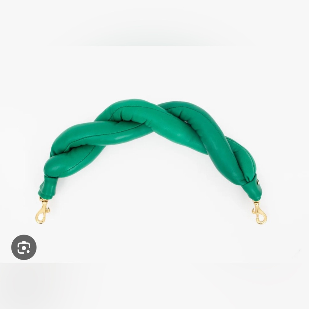 Clare V. - Twisted Puff Top Handle in Emerald Italian Nappa - new, no tags
